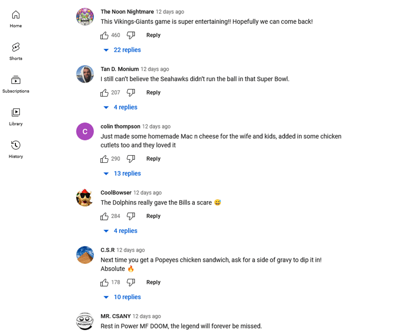 Comments left on Jonquel Jones post